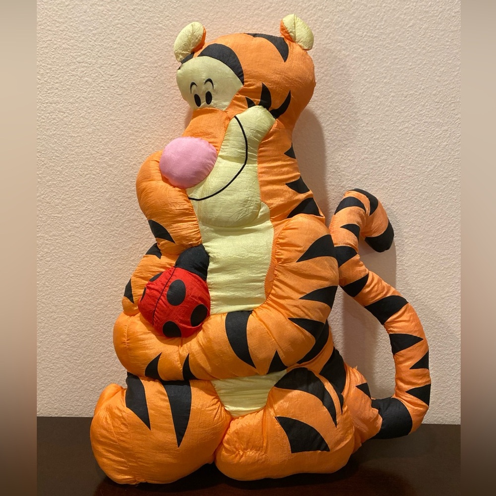 Vintage Play by Play Tigger Pillow Disney Nylon 24”